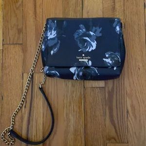 Kate Spade Navy Floral Crossbody Bag